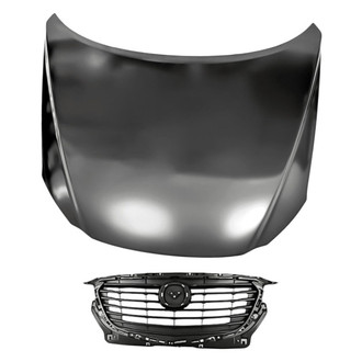 Replacement - 2-Piece (Hood Panel, Grille)