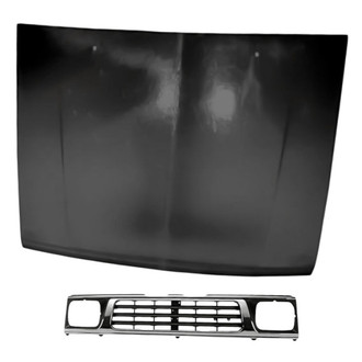 Replacement - 2-Piece (Hood Panel, Grille) (Standard Line)