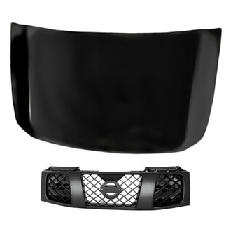 Replacement - 2-Piece (Hood Panel, Grille) (Standard Line)