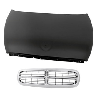 Replacement - 2-Piece (Hood Panel, Grille) (Standard Line)