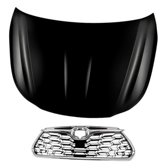 Replacement - 2-Piece (Hood Panel, Grille) (Standard Line)