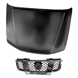 Replacement - 2-Piece (Hood Panel, Grille) (Standard Line)