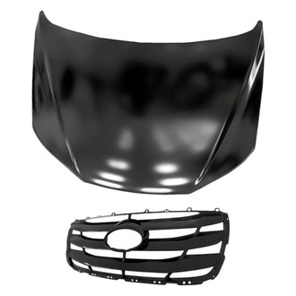 Replacement - 2-Piece (Hood Panel, Grille) (Standard Line)