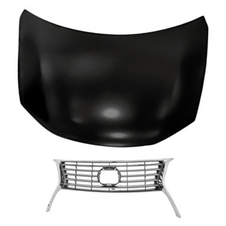 Replacement - 2-Piece (Hood Panel, Grille) (Standard Line)