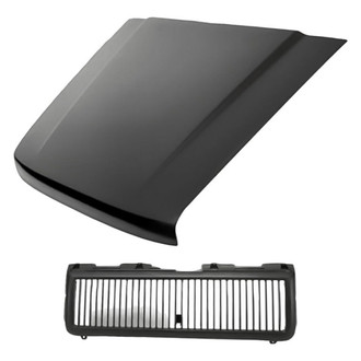 Replacement - 2-Piece (Hood Panel, Grille) (Standard Line)
