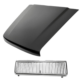 Replacement - 2-Piece (Hood Panel, Grille) (Standard Line)
