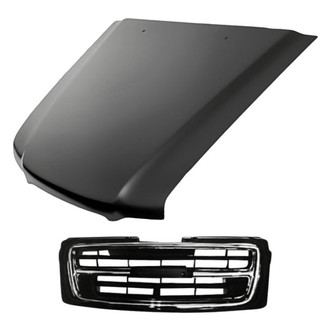 Replacement - 2-Piece (Hood Panel, Grille) (Standard Line)