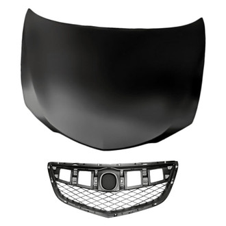 Replacement - 2-Piece (Hood Panel, Grille) (Standard Line)