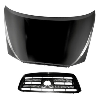 Replacement - 2-Piece (Hood Panel, Grille) (Standard Line)