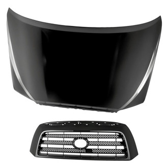 Replacement - 2-Piece (Hood Panel, Grille) (Standard Line)