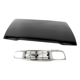 Replacement - 2-Piece (Hood Panel, Grille) (Standard Line)