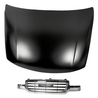 Replacement - 2-Piece (Hood Panel, Grille) (Standard Line)