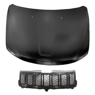 Replacement - 2-Piece (Hood Panel, Grille) (Standard Line)