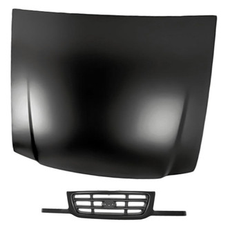 Replacement - 2-Piece (Hood Panel, Grille) (Standard Line)