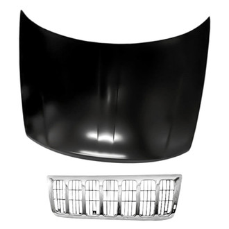 Replacement - 2-Piece (Hood Panel, Grille) (Standard Line)