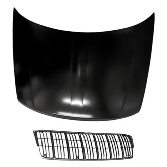 Replacement - 2-Piece (Hood Panel, Grille) (Standard Line)