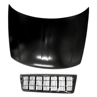 Replacement - 2-Piece (Hood Panel, Grille) (Standard Line)