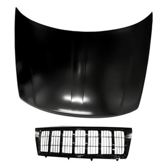 Replacement - 2-Piece (Hood Panel, Grille) (Standard Line)