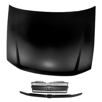 Replacement - 2-Piece (Hood Panel, Grille) (Standard Line)