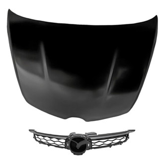 Replacement - 2-Piece (Hood Panel, Grille) (Standard Line)