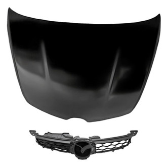 Replacement - 2-Piece (Hood Panel, Grille) (Standard Line)