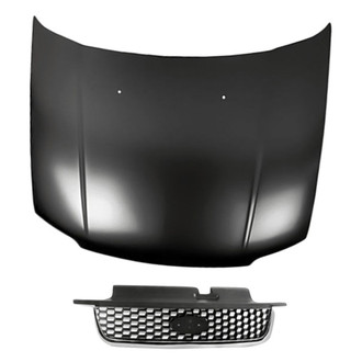 Replacement - 2-Piece (Hood Panel, Grille) (Standard Line)