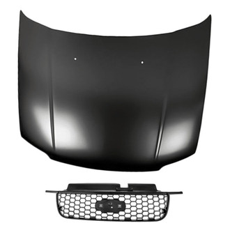 Replacement - 2-Piece (Hood Panel, Grille) (Standard Line)