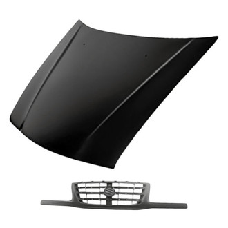 Replacement - 2-Piece (Hood Panel, Grille) (Standard Line)