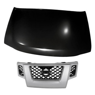Replacement - 2-Piece (Hood Panel, Grille) (Standard Line)