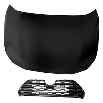 Replacement - 2-Piece (Hood Panel, Grille) (Standard Line)