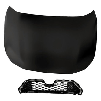 Replacement - 2-Piece (Hood Panel, Grille) (Standard Line)