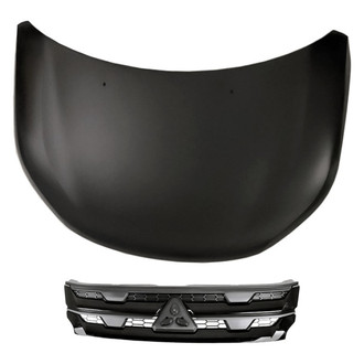 Replacement - 2-Piece (Hood Panel, Grille) (Standard Line)