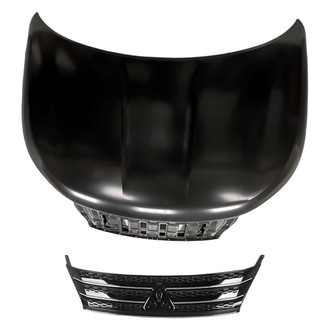 Replacement - 2-Piece (Hood Panel, Grille) (Standard Line)