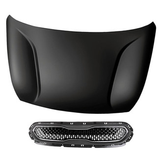 Replacement - 2-Piece (Hood Panel, Grille)