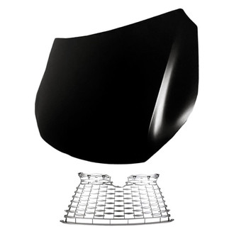 Replacement - 2-Piece (Hood Panel, Grille) (Standard Line)