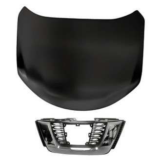 Replacement - 2-Piece (Hood Panel, Grille) (Standard Line)