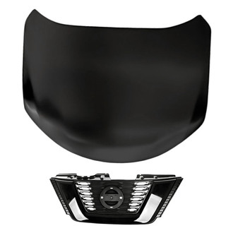 Replacement - 2-Piece (Hood Panel, Grille) (Standard Line)