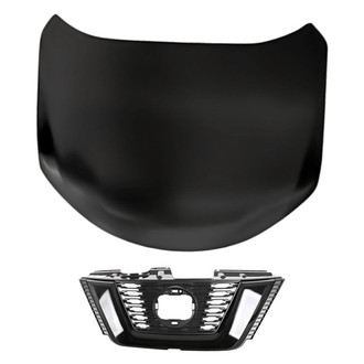 Replacement - 2-Piece (Hood Panel, Grille) (Standard Line)