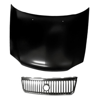 Replacement - 2-Piece (Hood Panel, Grille) (Standard Line)