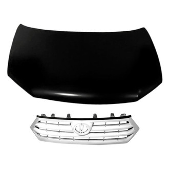 Replacement - 2-Piece (Hood Panel, Grille) (Standard Line)