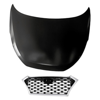 Replacement - 2-Piece (Hood Panel, Grille) (Standard Line)