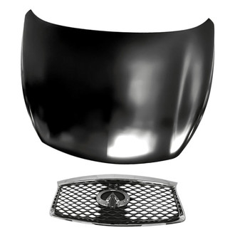 Replacement - 2-Piece (Hood Panel, Grille) (Standard Line)