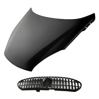 Replacement - 2-Piece (Hood Panel, Grille) (CAPA Certified)