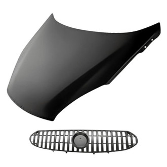 Replacement - 2-Piece (Hood Panel, Grille) (CAPA Certified)