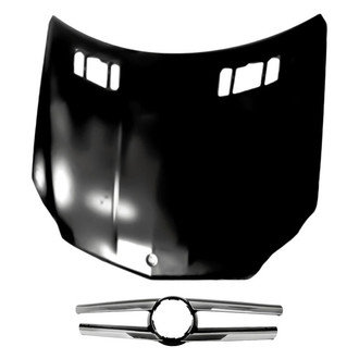 Replacement - 2-Piece (Hood Panel, Grille) (CAPA Certified)