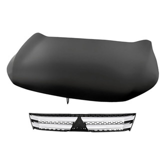 Replacement - 2-Piece (Hood Panel, Grille) (Standard Line)