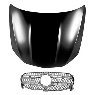Replacement - 2-Piece (Hood Panel, Grille) (Standard Line)