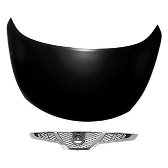 Replacement - 2-Piece (Hood Panel, Grille) (CAPA Certified)