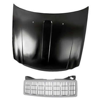 Replacement - 2-Piece (Hood Panel, Grille) (CAPA Certified)