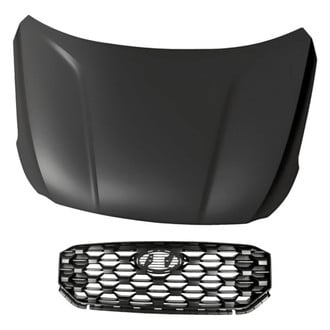 Replacement - 2-Piece (Hood Panel, Grille) (CAPA Certified)